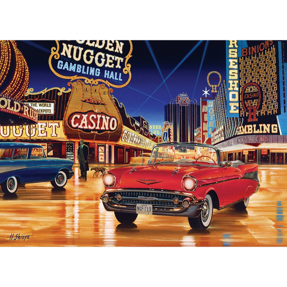 Cruisin Route 66 - Gamblin Man 1000 Piece Puzzle