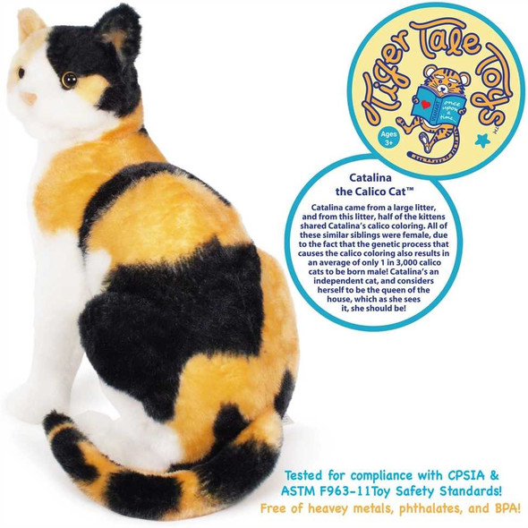  Catalina the Calico Cat Stuffed Animal