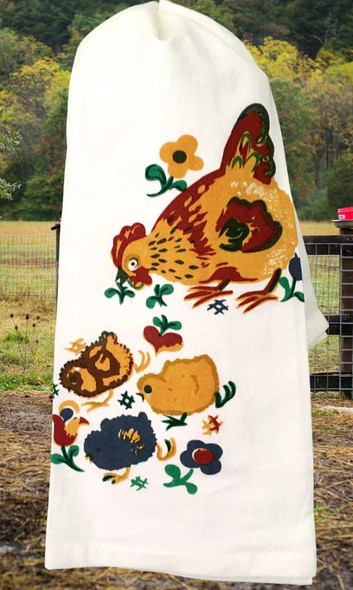  Mama Hen Retro Flour Sack Towel