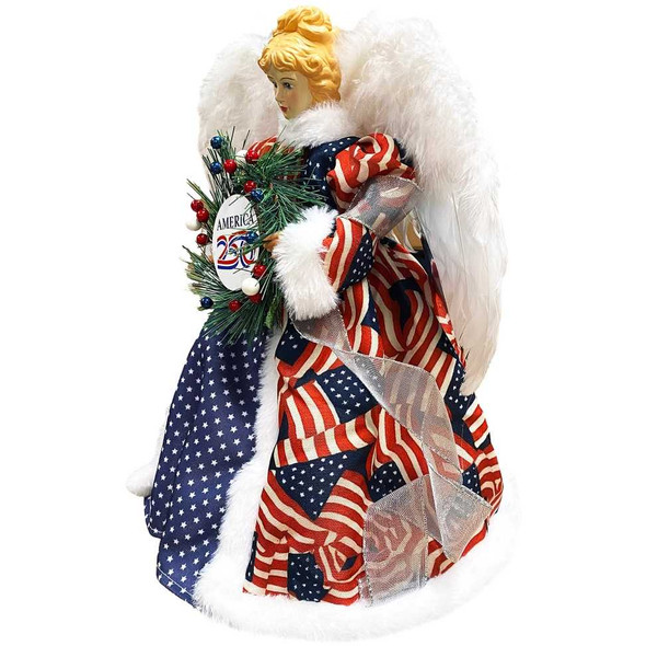 14" 250th Celebration Collectible Angel Tree Topper