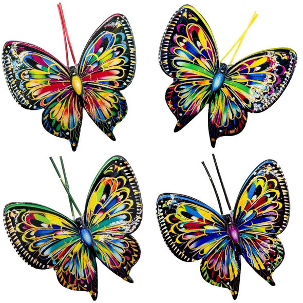 Vibrant Butterfly Magnet