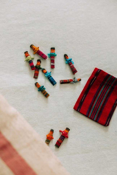  Guatemalan Worry Dolls Set of 10