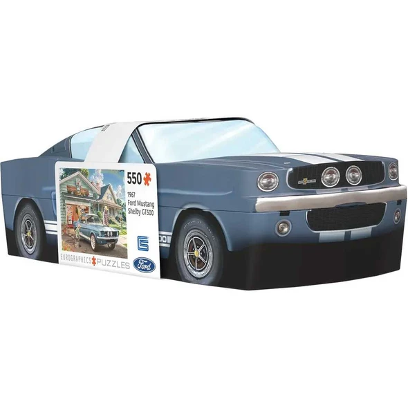 1967 Ford Mustang 550 Piece Shaped Tin Puzzle