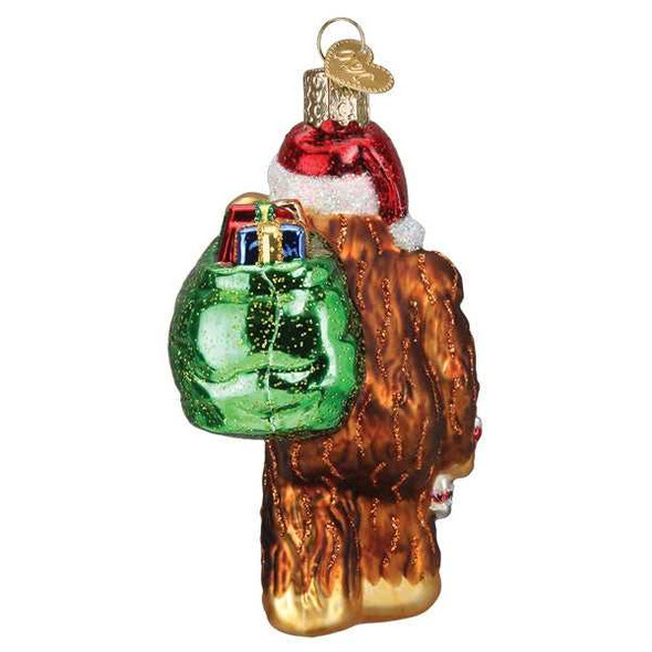  Santa Sasquatch Ornament
