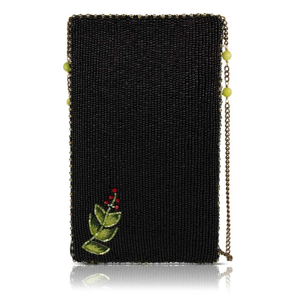  Evening Black Butterfly Beaded Crossbody