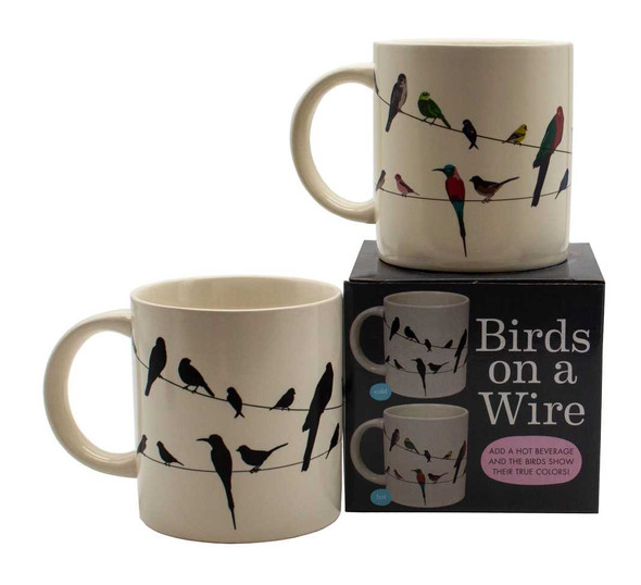  Birds on a Wire Heat Changing Mug