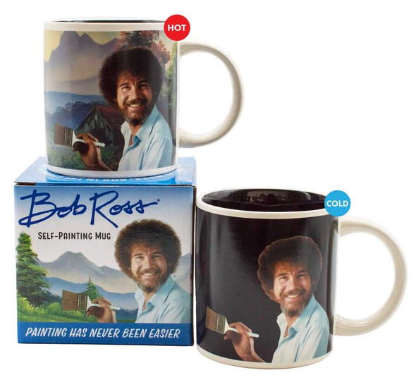  Bob Ross Art Heat Changing Mug