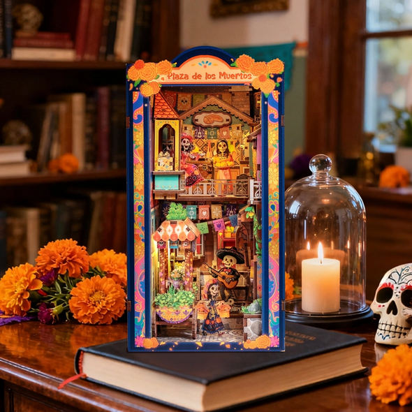 DIY Book Nook Kit Plaza De Los Muertos