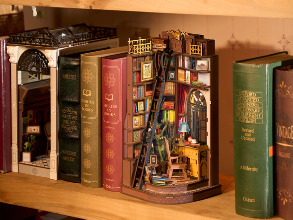 DIY Book Nook Kit Silent Corner Study