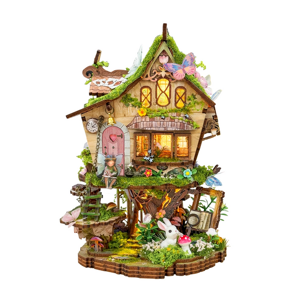 Fairytale Treehouse DIY Miniature House Kit