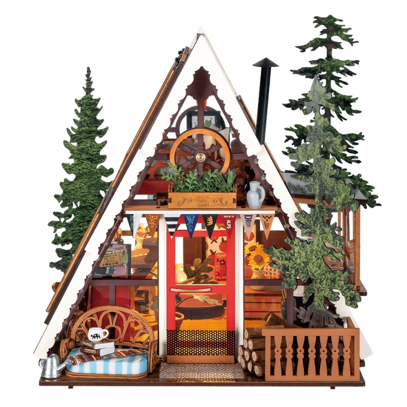 A-Frame Cabin DIY Miniature House Kit