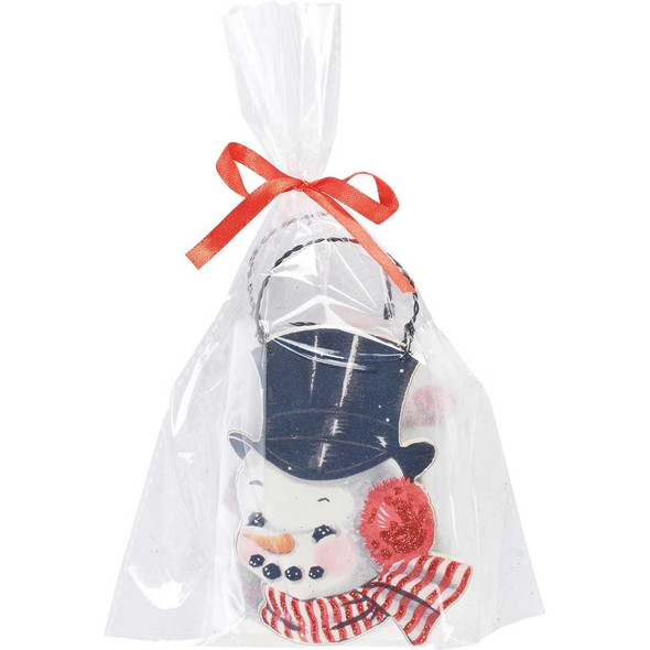  Vintage Snowmen Ornament Set of 3