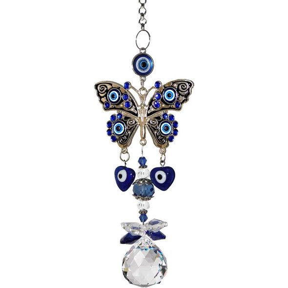  Protection Eye Butterfly Chrystal Strand