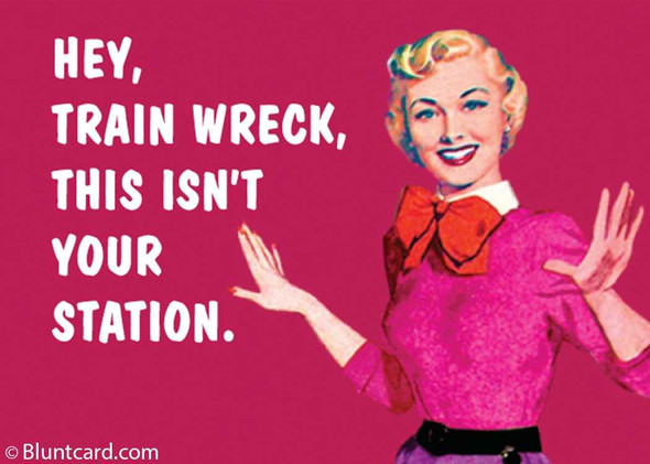 Hey Train Wreck Magnet