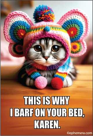  This Is Why I Barf On Your Bed Magnet