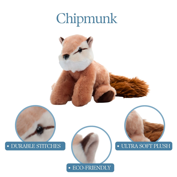 Wild Onez Chipmunk Plush