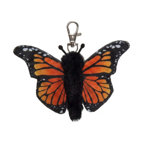 Monarch Butterfly Plush Keychain