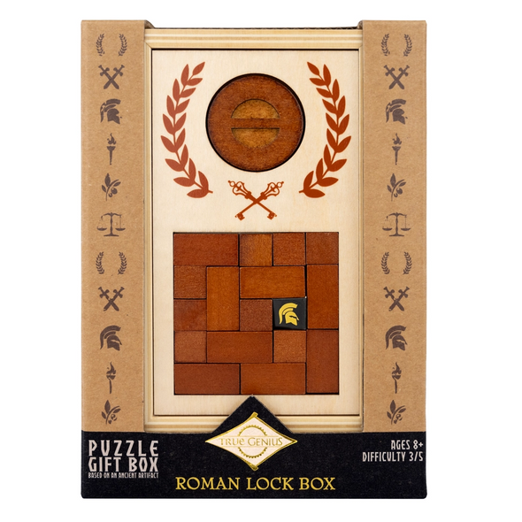 Roman Lock Box Secret Gift Box Puzzle