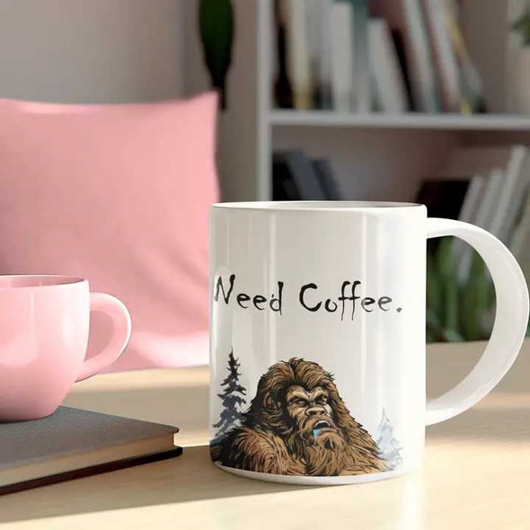  Sleeping Bigfoot Need Coffee Mug