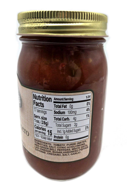  Nut House Hot Habanero Salsa 17 oz