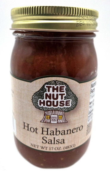  Nut House Hot Habanero Salsa 17 oz