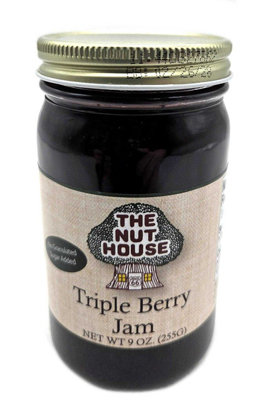 Nut House Triple Berry Jam No Sugar Added 9 oz