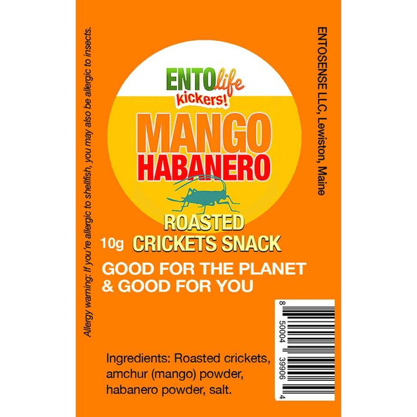  Cricket Kickers Snack Tube - Mango Habanero