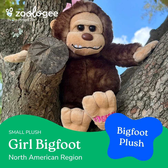  Wild Onez Recycled Bigfoot Girl Plush - Small