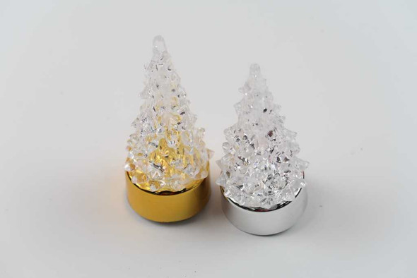 Giftcraft Gold or Silver Acrylic Color Changing Tree