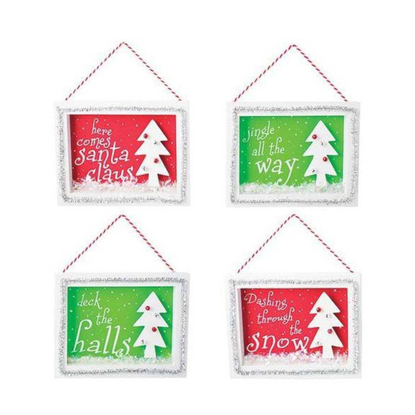 Burton & Burton Christmas Song Wood Ornament