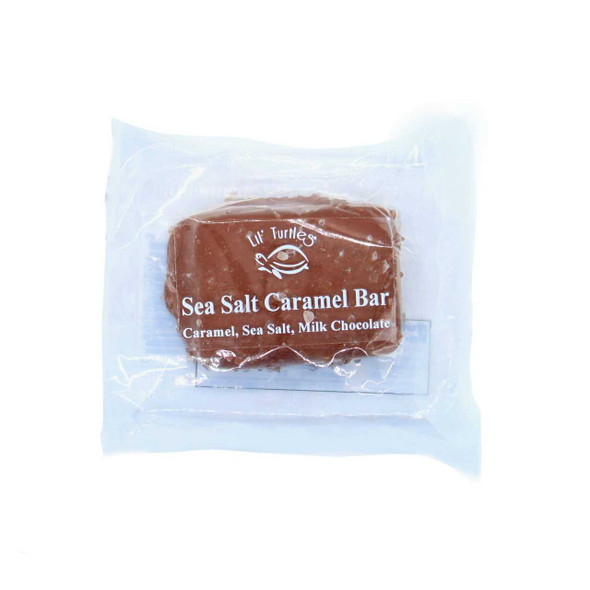 Lil Turtles Mini Caramel Sea Salt Bar Wrapped