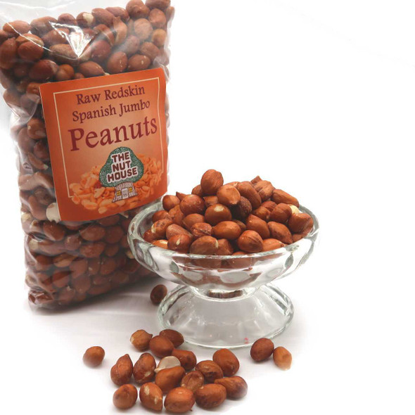 The Nut House Raw Redskin Spanish Jumbo Peanuts 3 lb