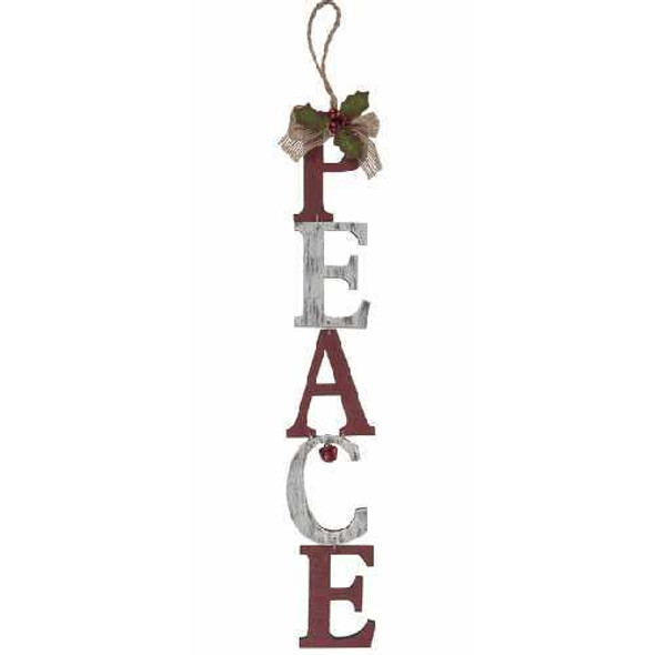 Ganz Ring in the Holidays Peace Ornament