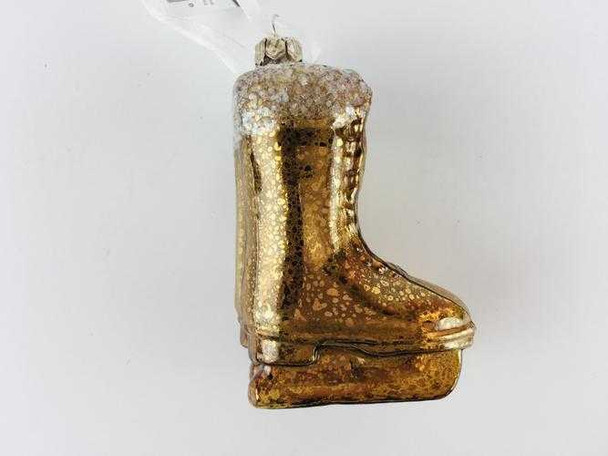 Sullivan's Gold Ice Skate Ornament