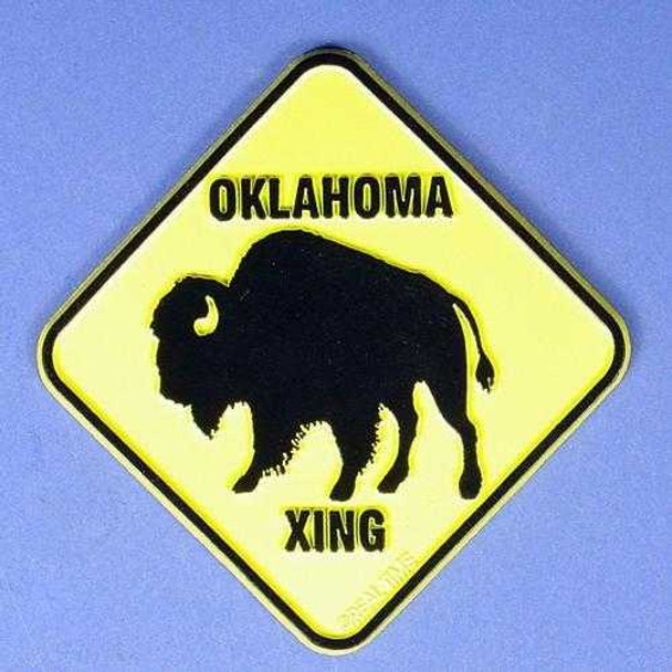 Real Time Products Oklahoma Buffalo Crossing Magnet Real Time Products Oklahoma Buffalo Crossing Magnet