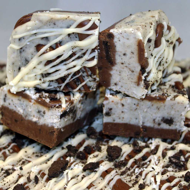 The Nut House Black & White Cookies 'n Cream Fudge - 1 lb.