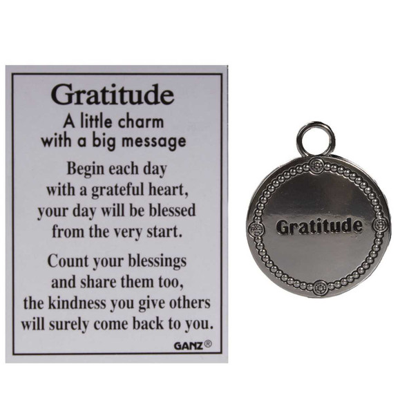 Ganz Gratitude Charm