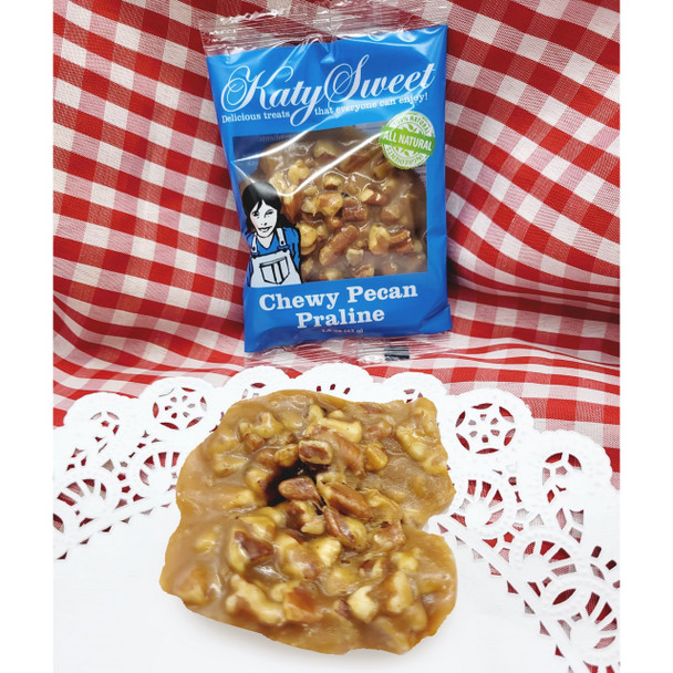 Katy Sweet Chewy Pecan Pralines are a delightful treat that combines the nutty goodness of pecans with the rich, buttery sweetness of pralines. Handcrafted in small batches using only the finest ingredients, these pralines have a soft, chewy texture that will tantalize your taste buds and leave you craving more.