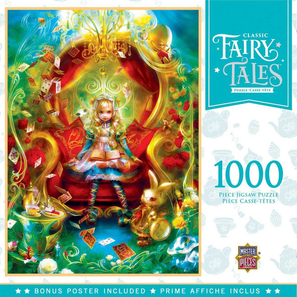 MasterPieces Classic Fairytales - Tea Party Time 1000 Piece Jigsaw Puzzle