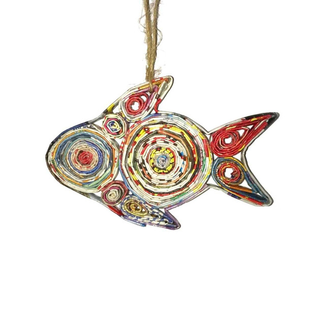 Poppin Cards and Gifts Fish Quillin Ornament