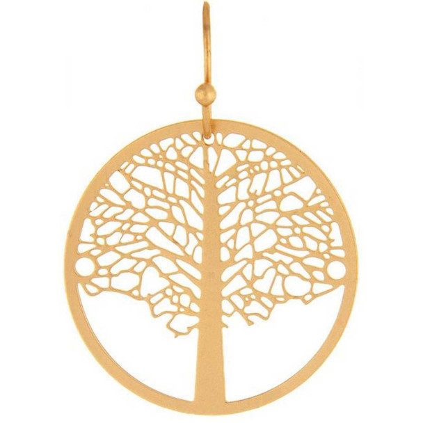 Rain Jewelry Collection Gold Delicate Open Tree Earring