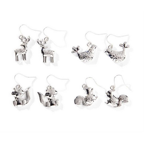 Giftcraft Christmas Animal Earrings