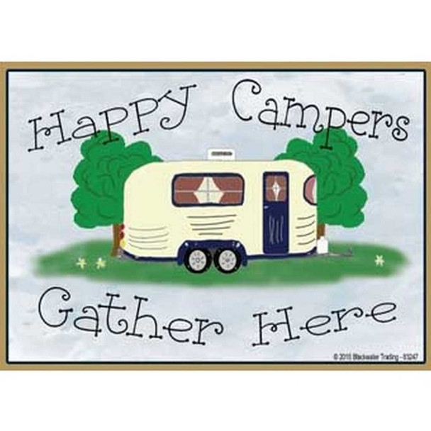 SJT Enterprises Happy Campers Gather Here Magnet