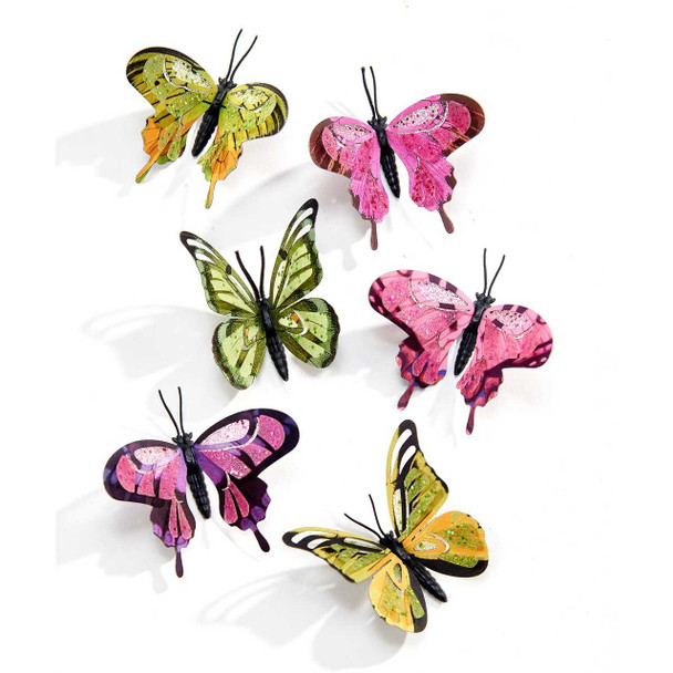 Giftcraft Pink or Green Butterfly Magnet