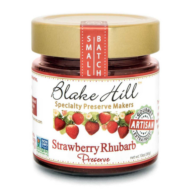 Blake Hill Preserves Strawberry and Rhubarb Jam 1.5 oz