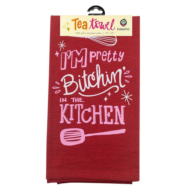 Funatic Bitchin In The Kitchen Tea Towel