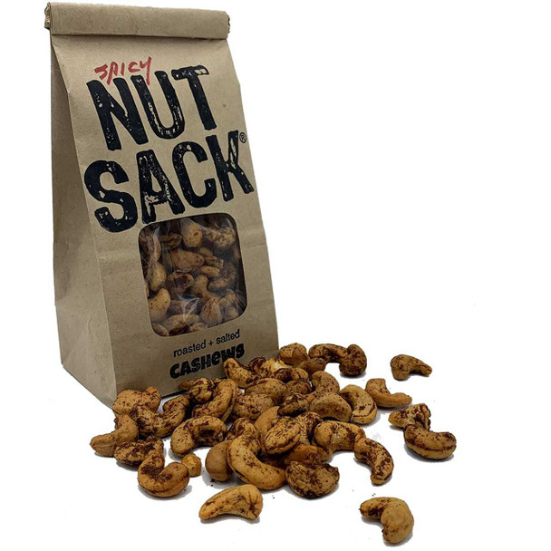 Nutsack Foods Spicy Cashews Nutsack 6 oz