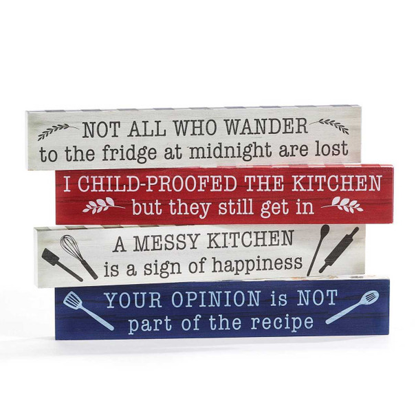 Giftcraft Kitchen Sentiment Desk Block