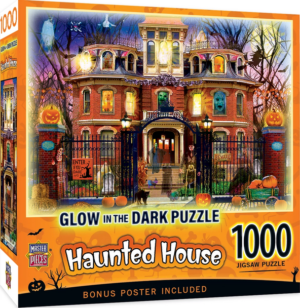 Halloween - Haunted House on the Hill 1000 Piece Puzzle