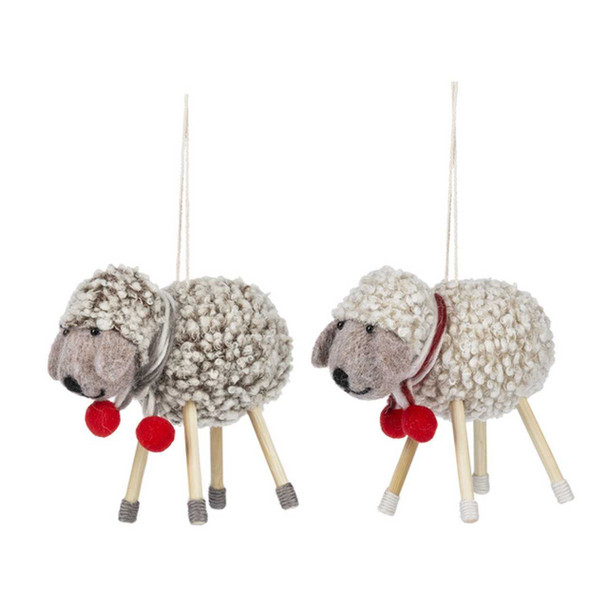 Ganz Wooly Sheep Ornament